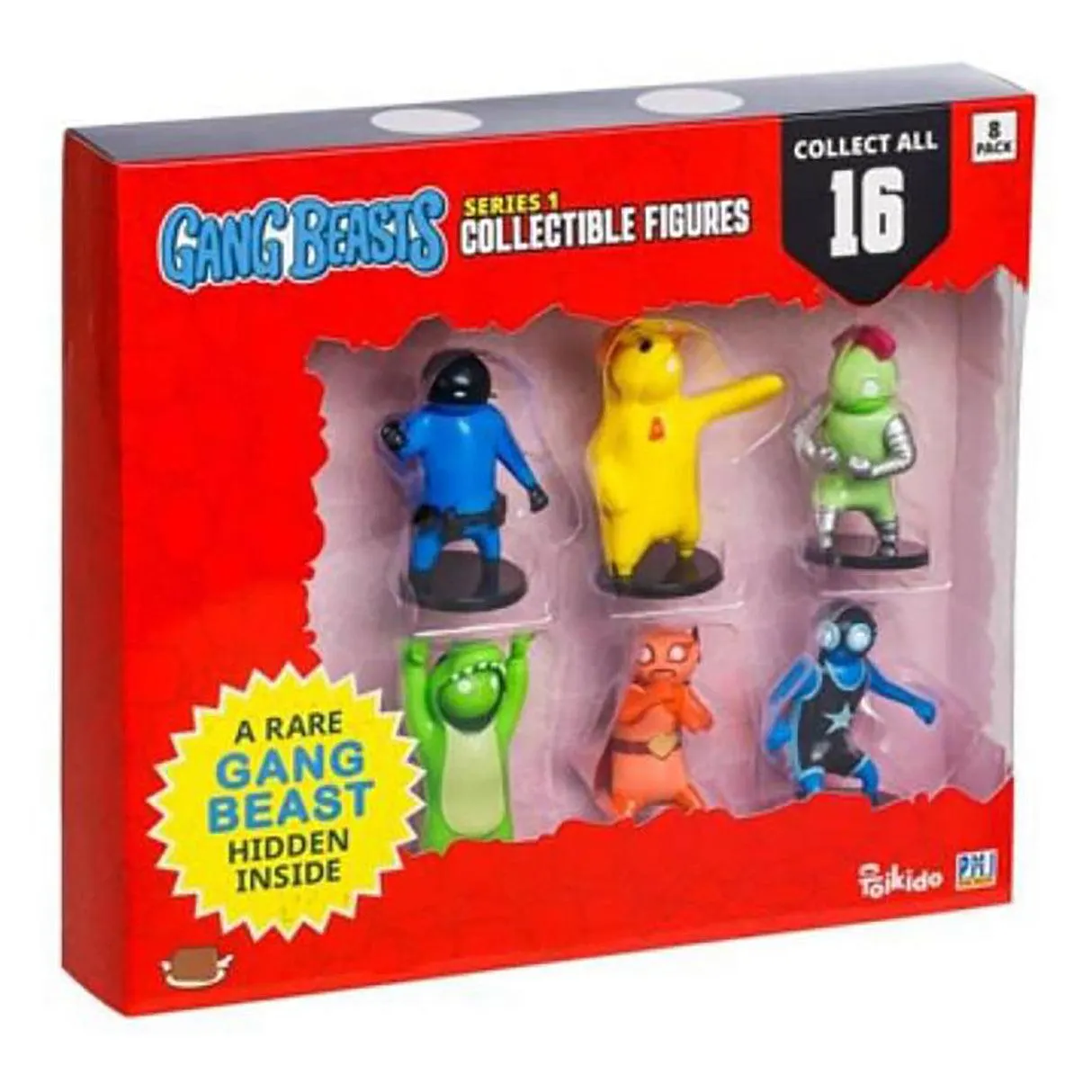 Toikido Gang Beasts Deluxe Figure box S1 (Pack of 8)
