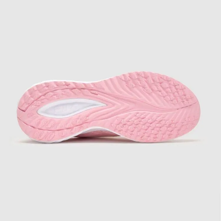 FILA Women's Sequence Lace Up Runner Blush & White 8