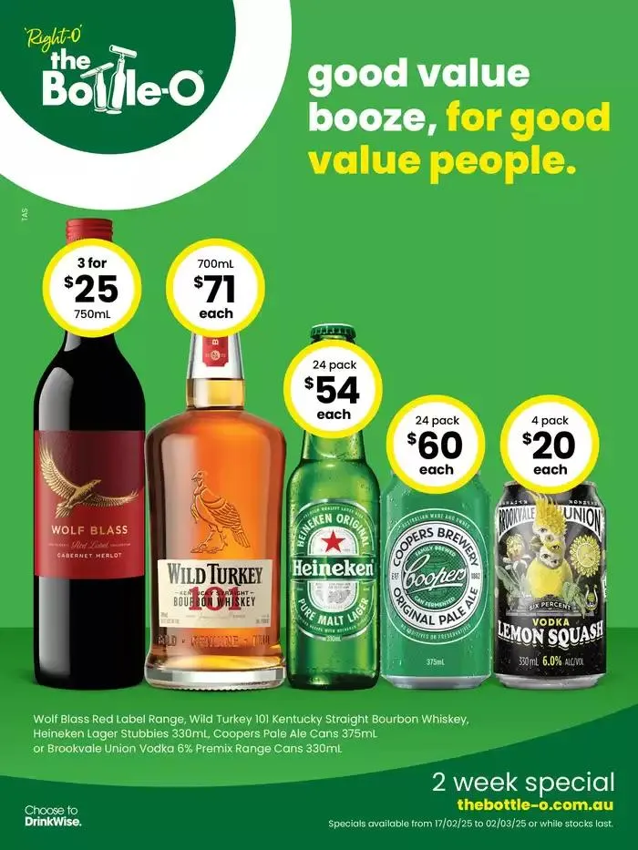 Good Value Booze, For Good Value People 17/02 - 1