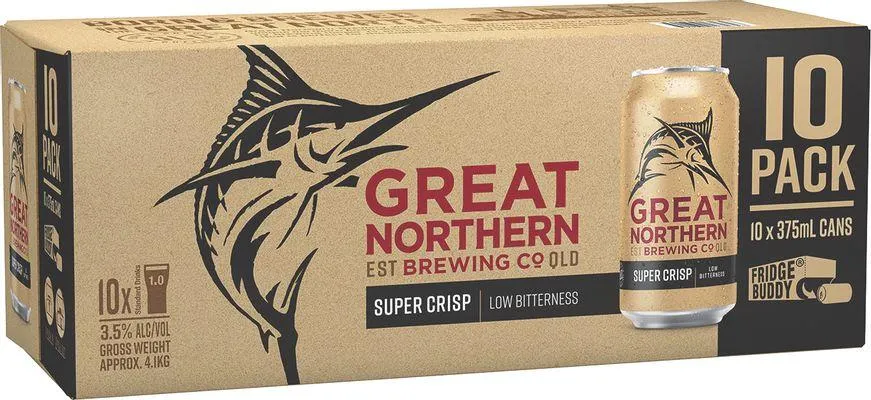 Super Crisp Lager Can 375mL