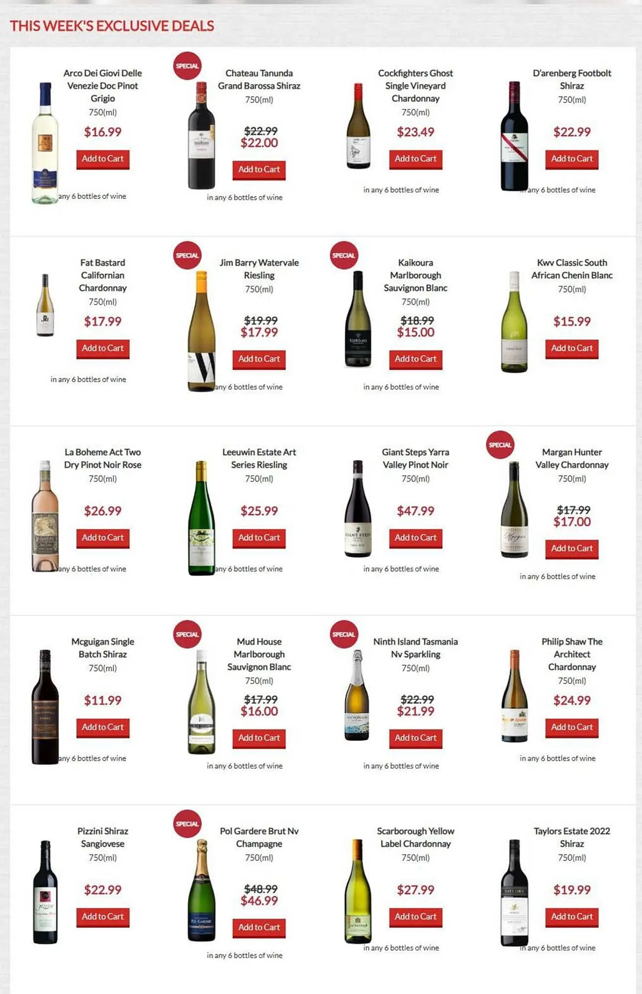 Chambers Cellars catalogue - 1