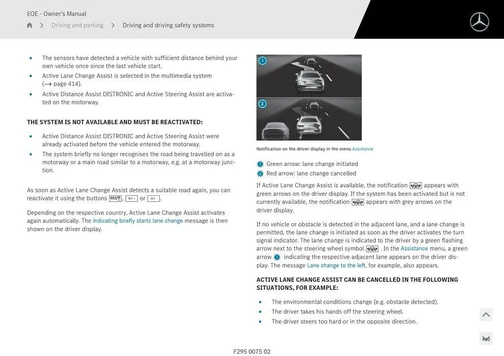 EQE Sedan - Catalogue valid from 11 September to 11 September 2025 - page 410