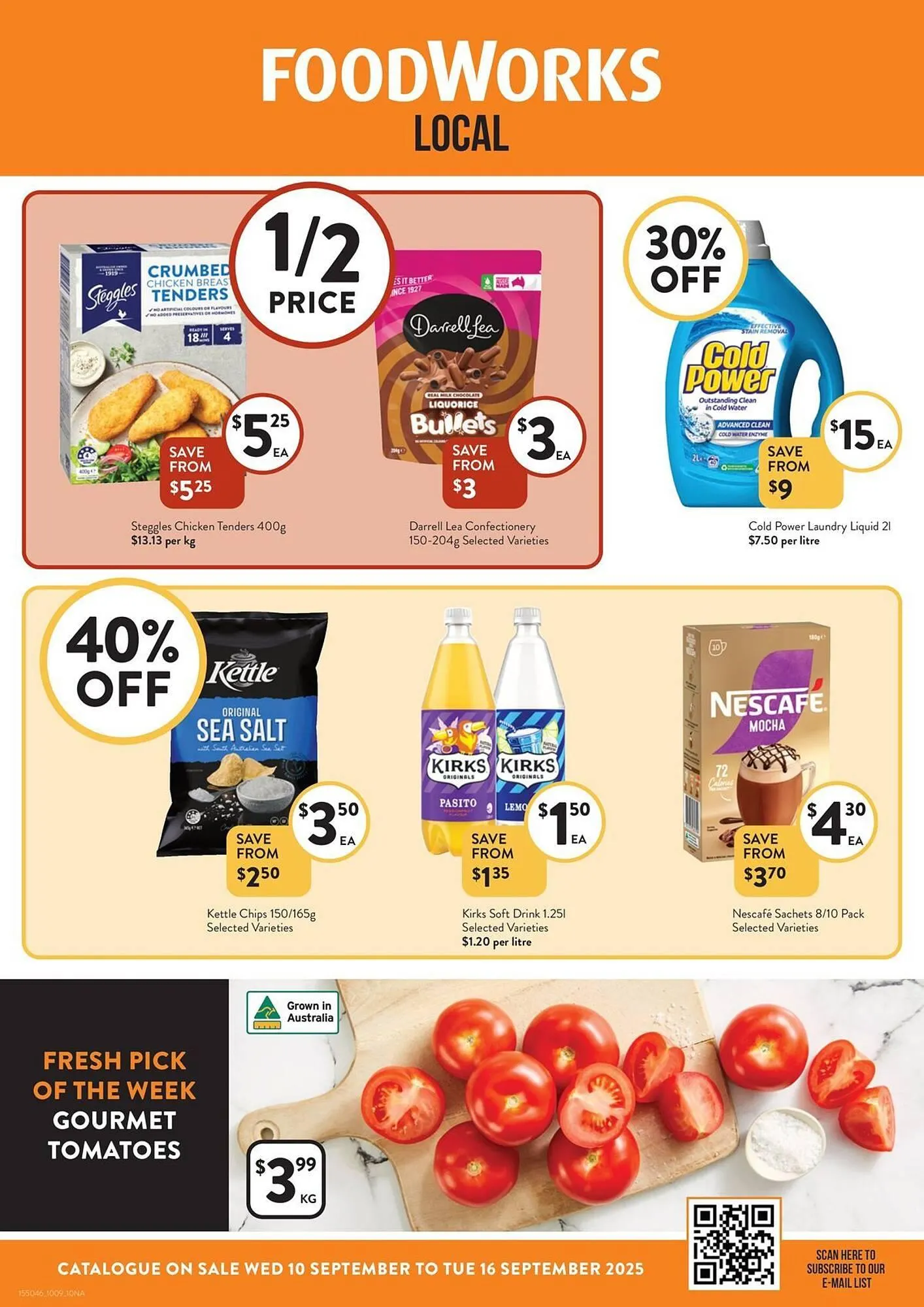Foodworks catalogue - Catalogue valid from 10 September to 16 September 2025 - page 1