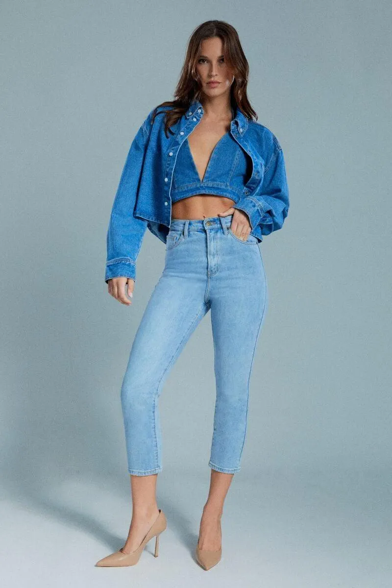 heidi straight leg jeans in vintage