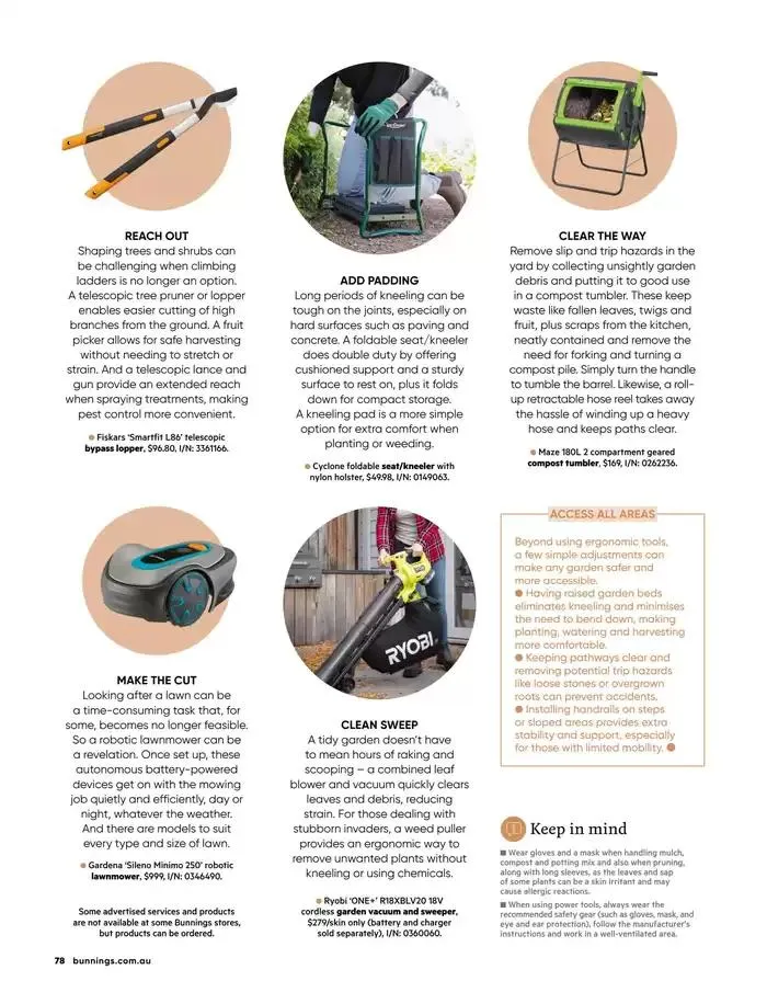 Bunnings Magazine April 2025 - Catalogue valid from 1 April to 30 April 2025 - page 78
