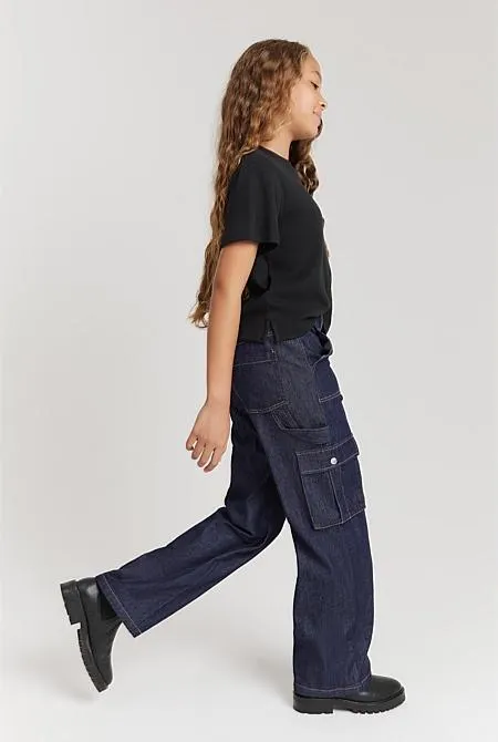 Teen Recycled Cotton Relaxed Rib T-Shirt