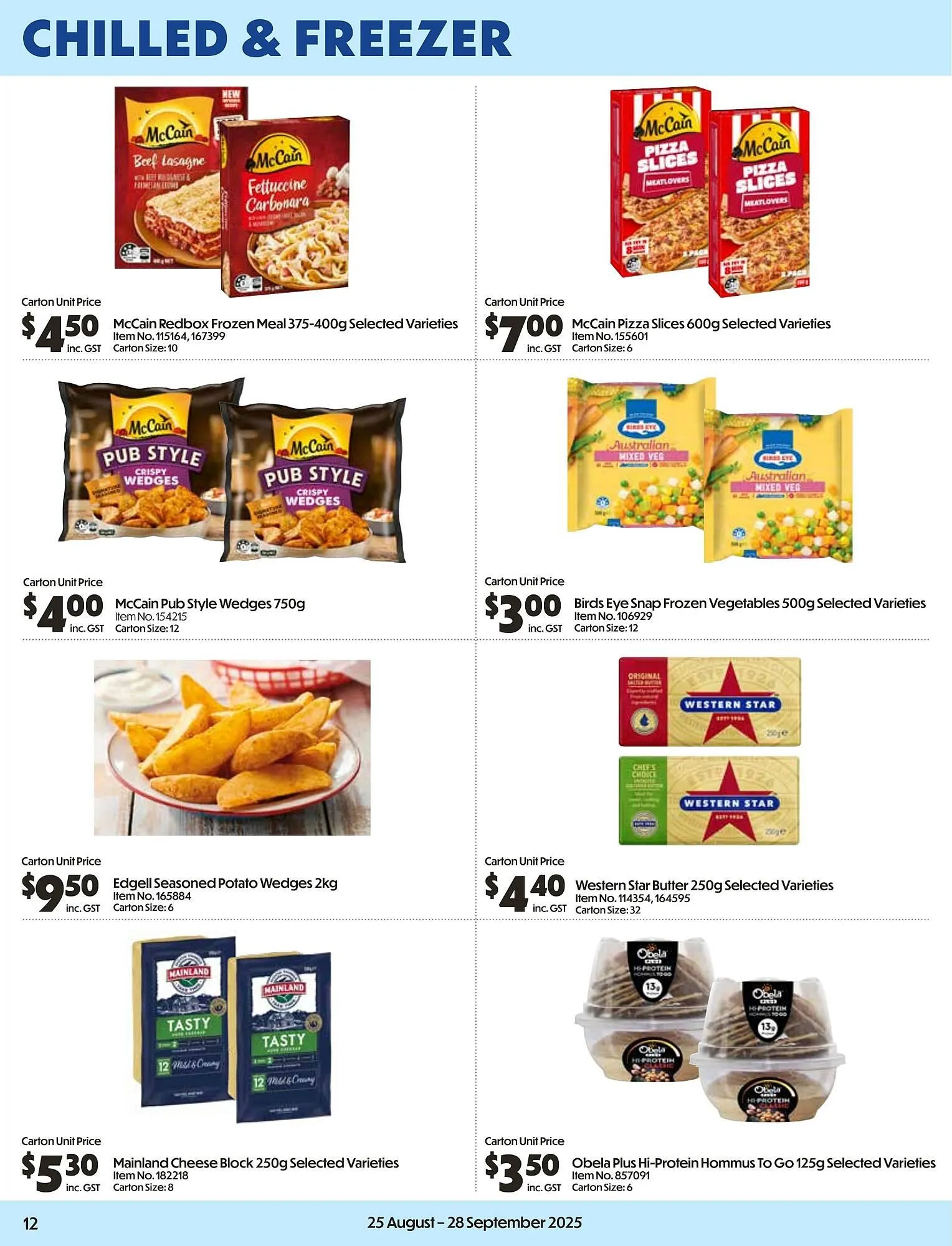 Campbells Wholesale catalogue - Catalogue valid from 25 August to 28 September 2025 - page 12