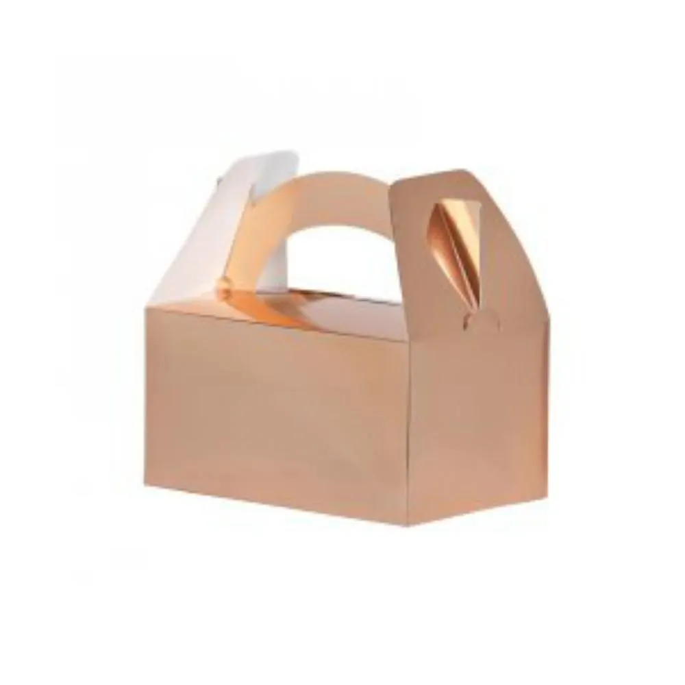 Lunch Box Metallic Rose Gold Large Pk 5