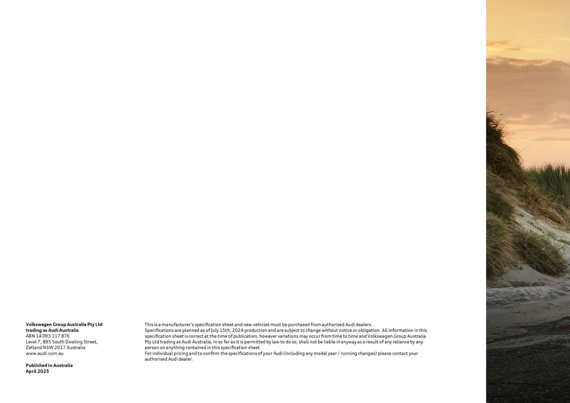 Audi catalogue - Catalogue valid from 7 August to 7 August 2026 - page 8