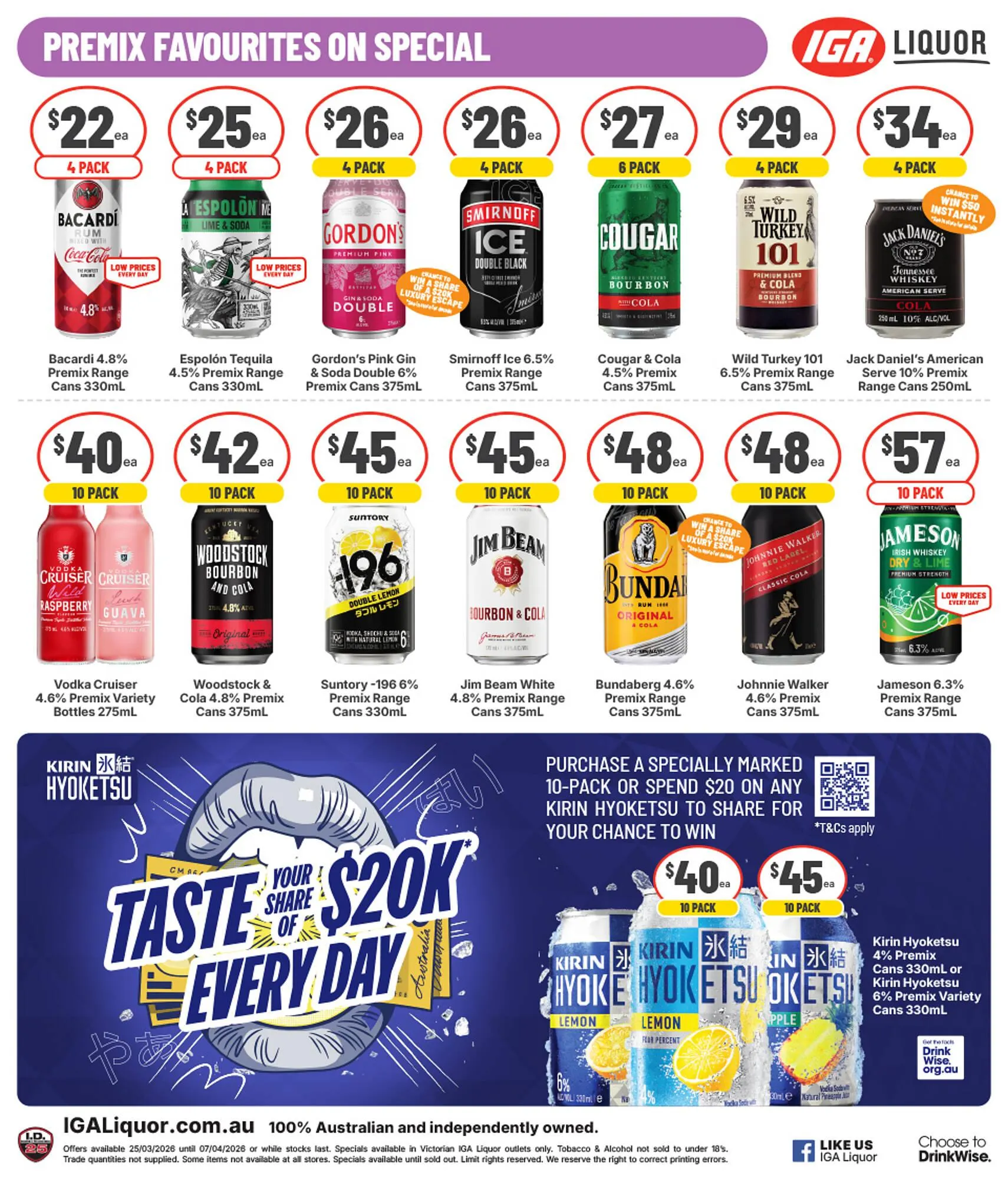 IGA Liquor catalogue - Catalogue valid from 25 March to 7 April 2026 - page 8