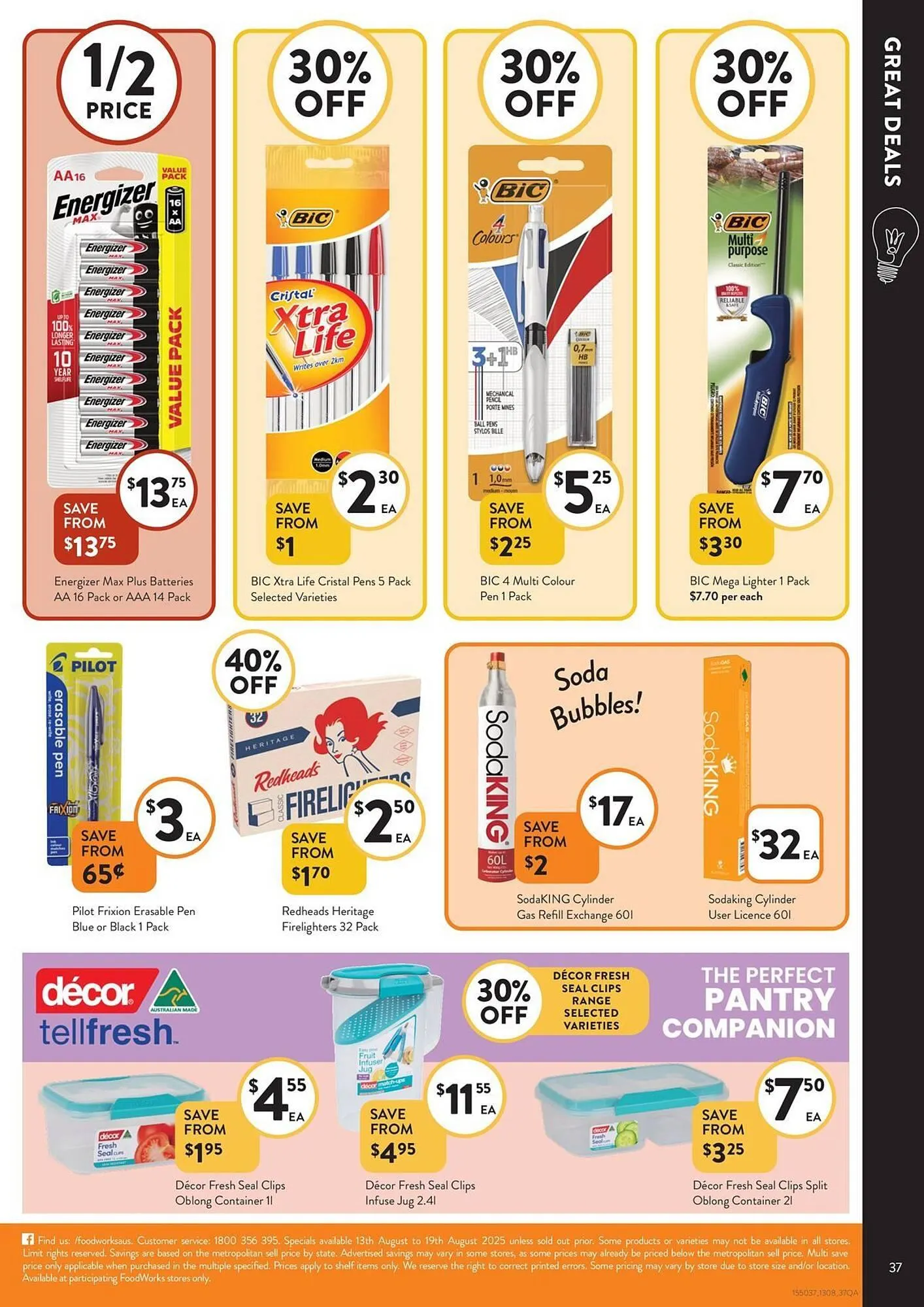 Foodworks catalogue - Catalogue valid from 13 August to 19 August 2025 - page 37