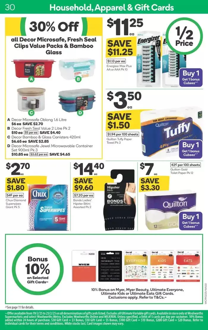 Weekly Specials - 19/02 - Catalogue valid from 19 February to 25 February 2025 - page 30