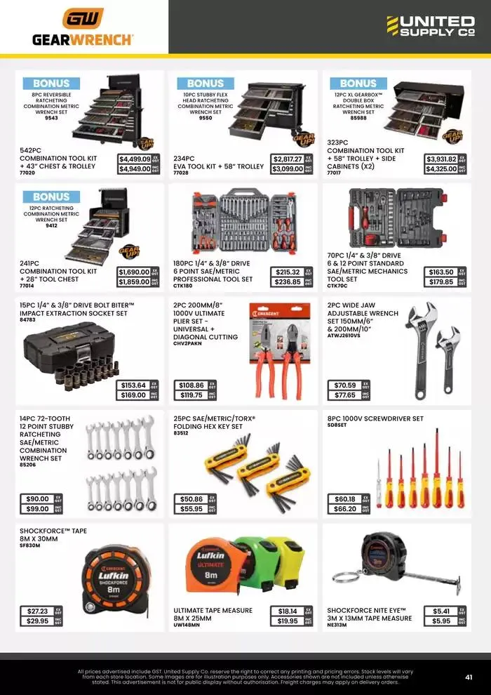  Tool Centre McKinnon APR-JUN 25 - Catalogue valid from 1 April to 30 June 2025 - page 41