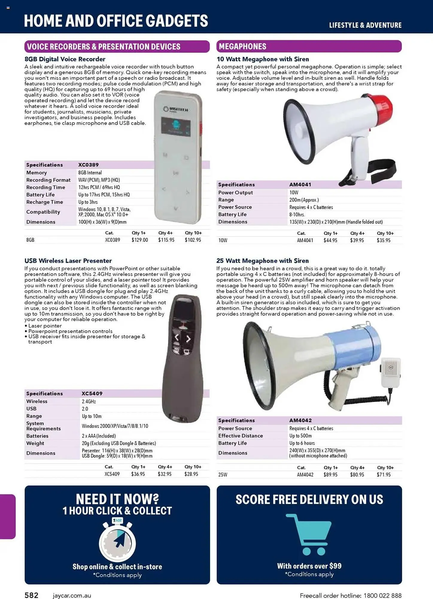 Jaycar Electronics catalogue - Catalogue valid from 8 July to 9 July 2026 - page 582