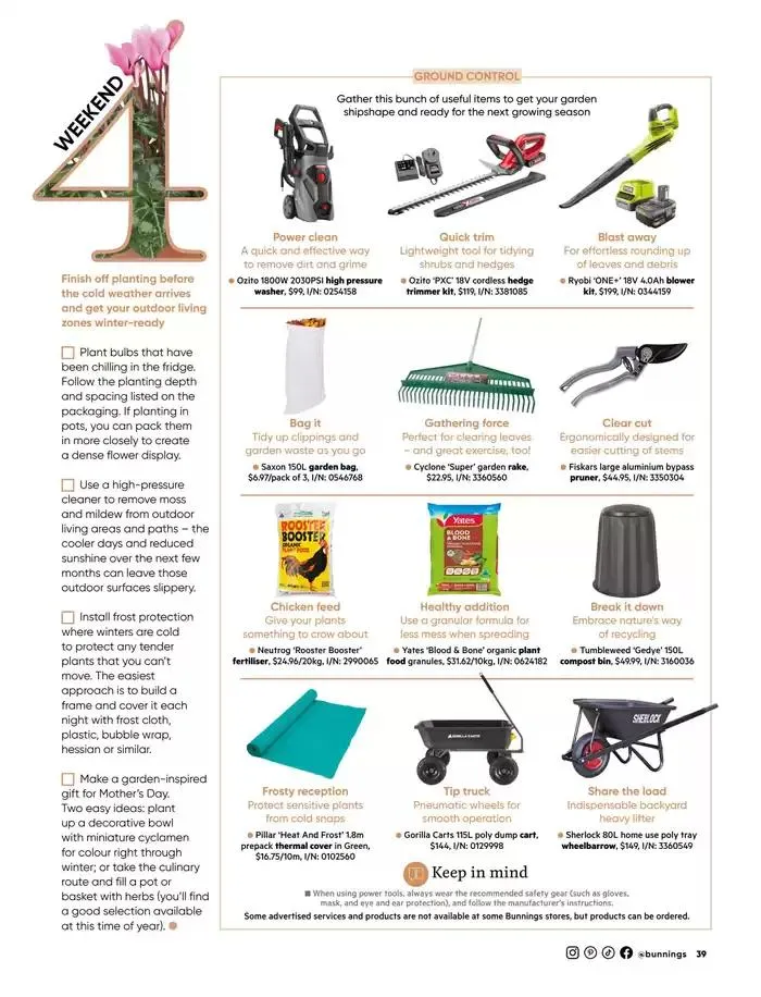 Bunnings Magazine March 2025 - Catalogue valid from 1 March to 31 March 2025 - page 39