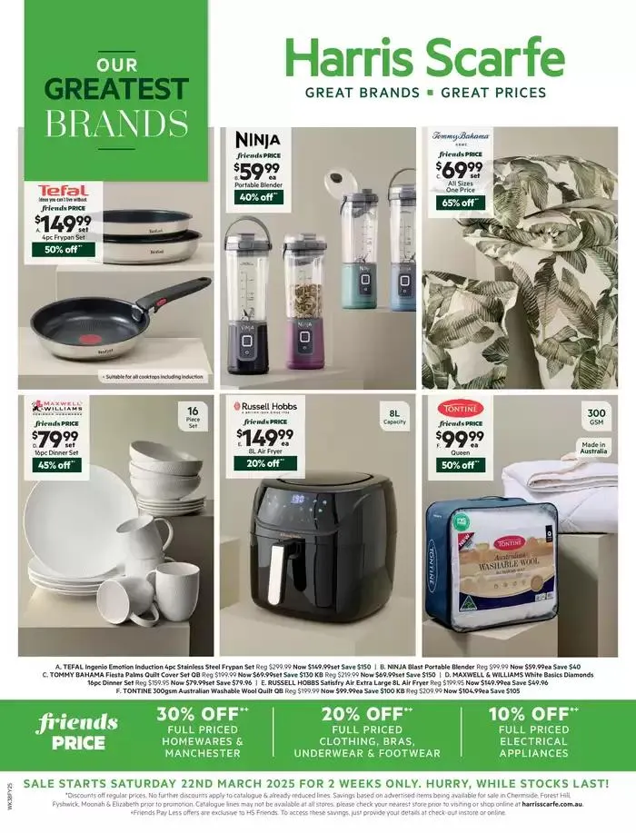 Our Greatest Brands - Catalogue valid from 22 March to 5 April 2025 - page 1