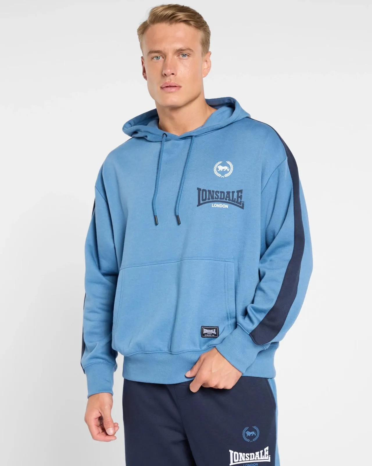 Lonsdale London Oversize Hoodie - Blue