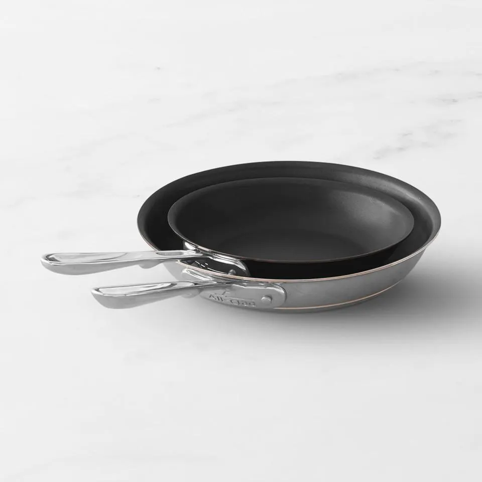 All-Clad Copper Core Nonstick Frying Pan Set, 20 cm and 25 cm