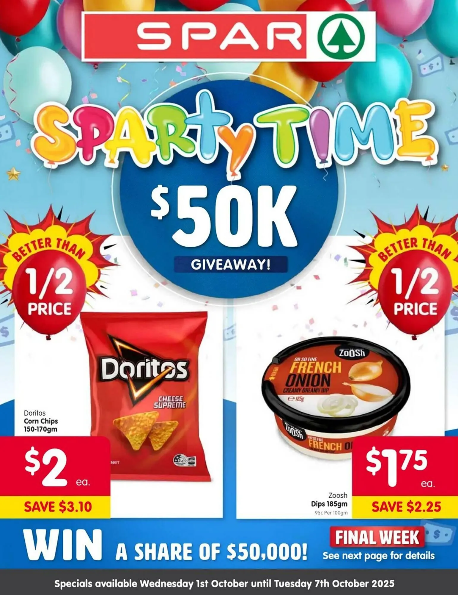 Spar catalogue - Catalogue valid from 1 October to 7 October 2025 - page 1