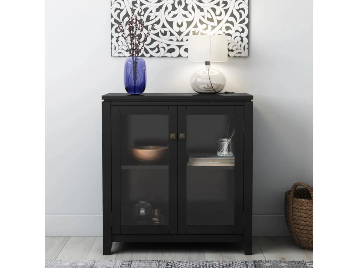 Simpli Home Cosmopolitan 30" Contemporary Storage Cabinet