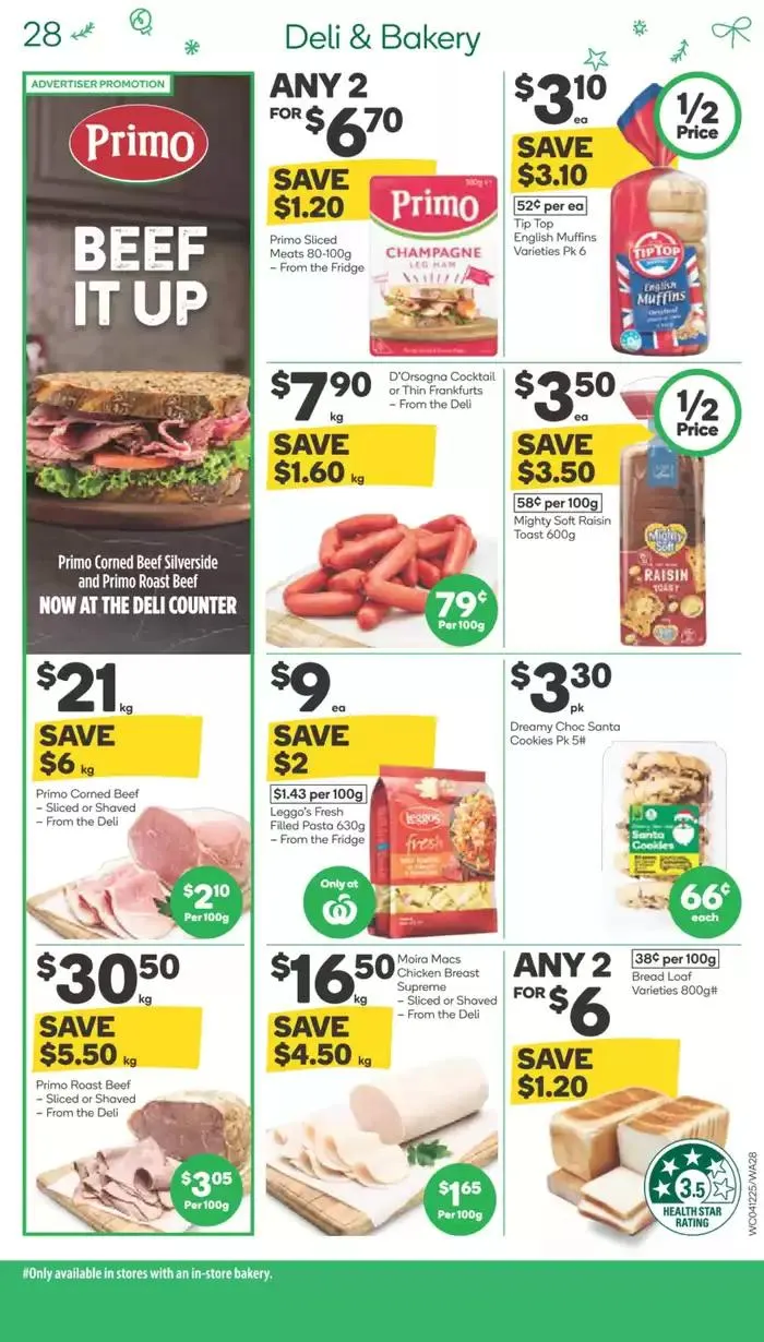 Weekly Specials - 04/12 - Catalogue valid from 4 December to 10 December 2024 - page 28