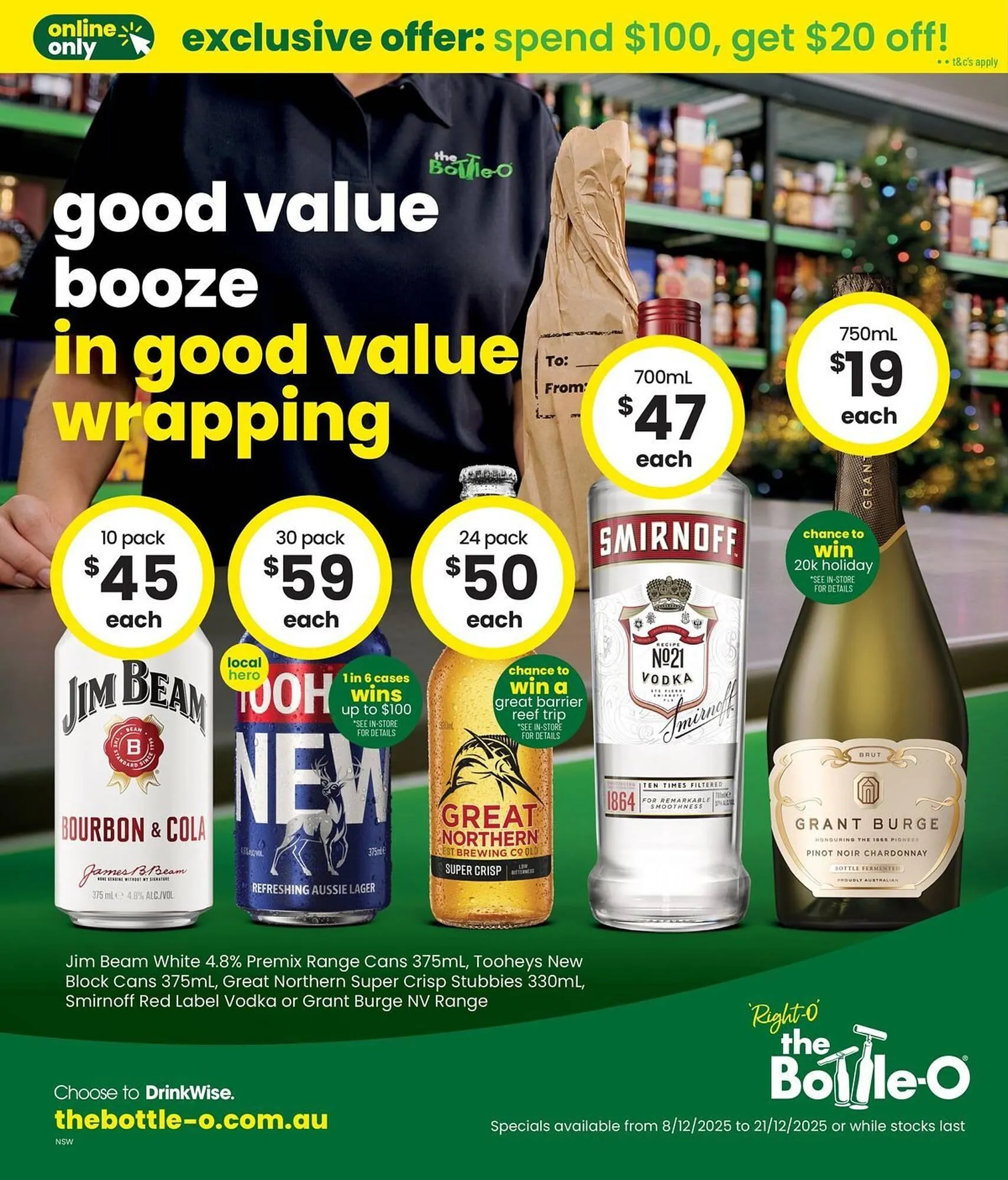 The Bottle O catalogue - Catalogue valid from 8 December to 21 December 2025 - page 1