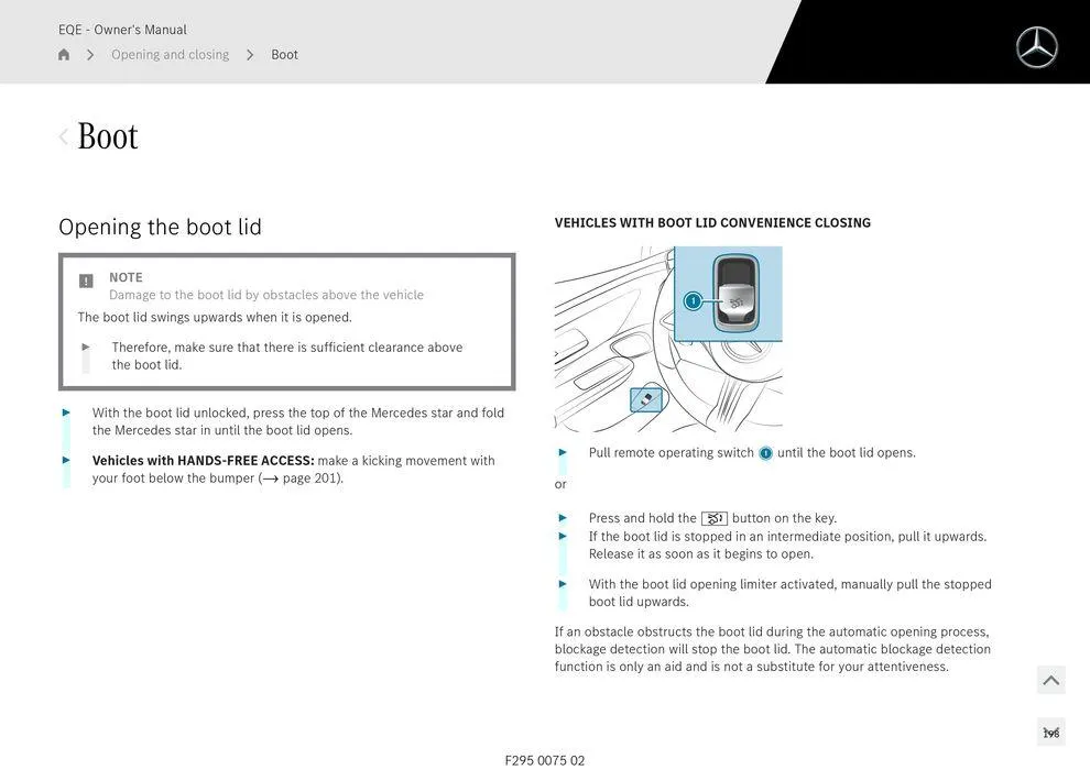EQE Sedan - Catalogue valid from 11 September to 11 September 2025 - page 198