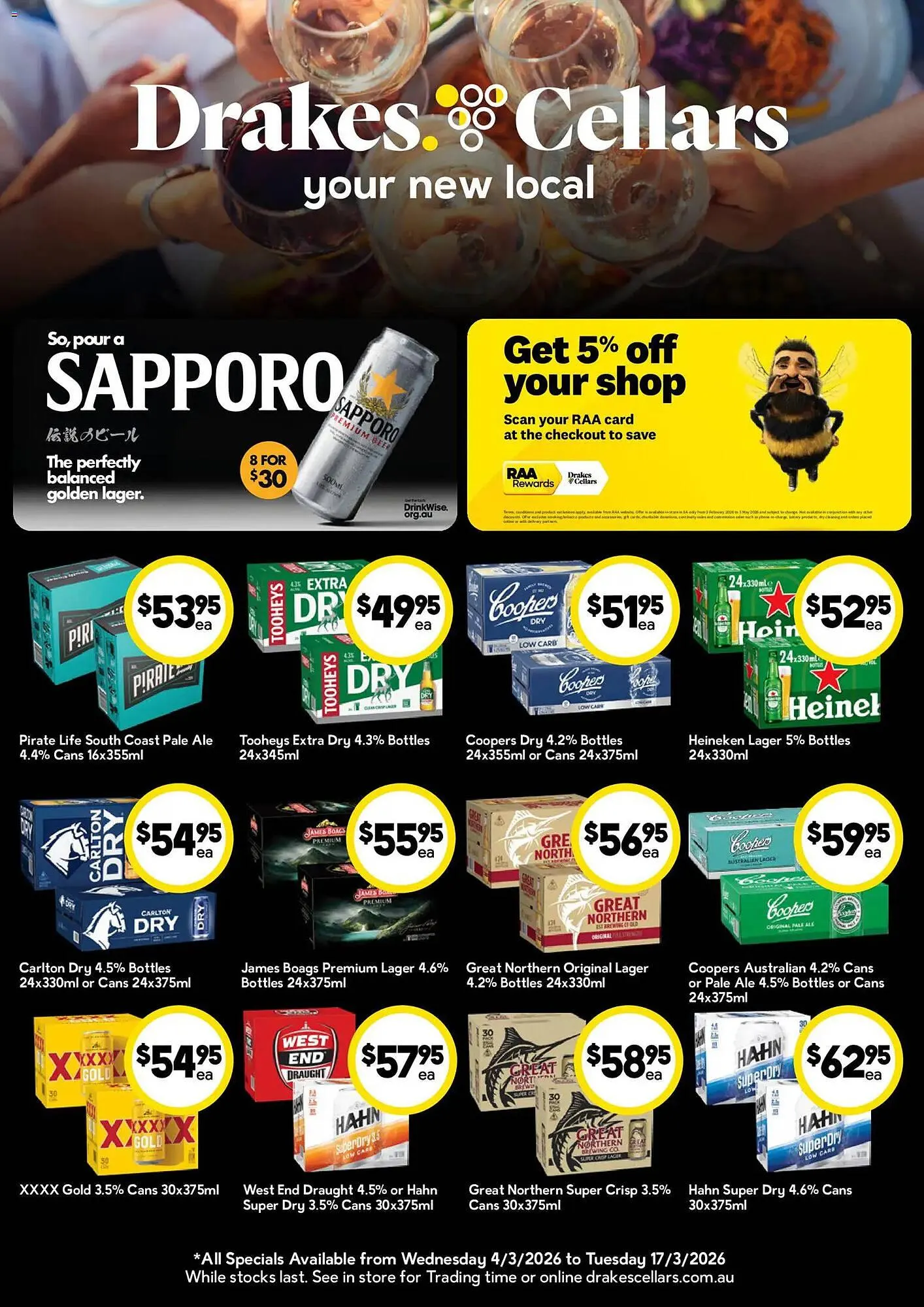 Drakes catalogue - Catalogue valid from 4 March to 17 March 2026 - page 1