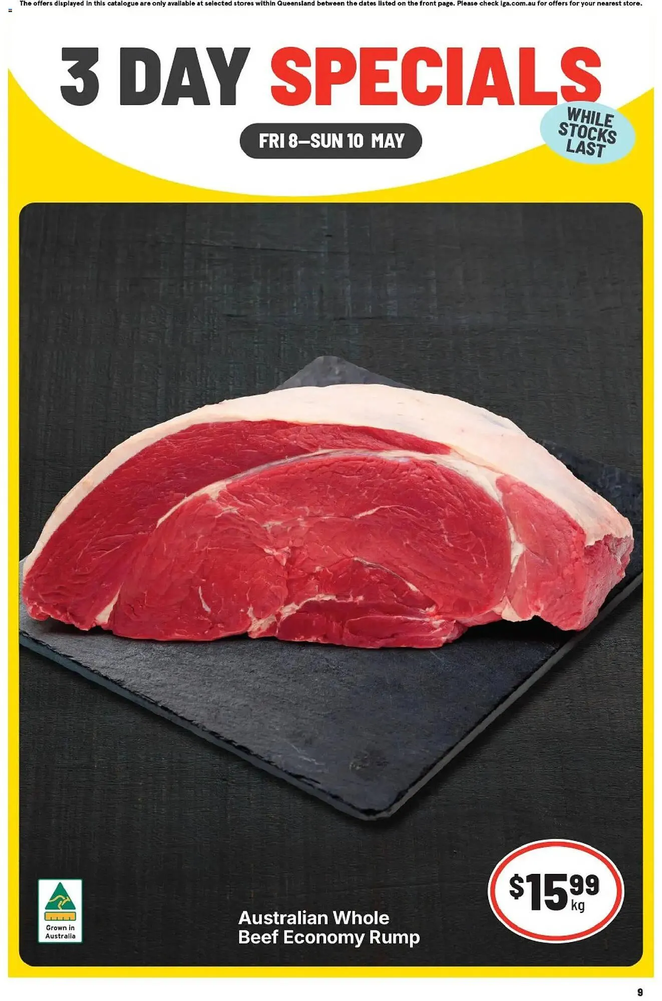 IGA catalogue - Catalogue valid from 8 May to 10 May 2026 - page 1