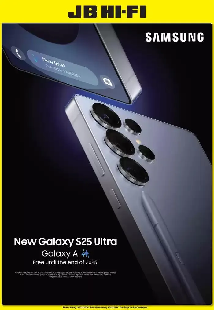 Samsung Catalogue - Catalogue valid from 14 February to 5 March 2025 - page 1