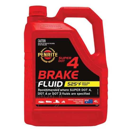 Penrite Brake Fluid Super DOT 4 4L