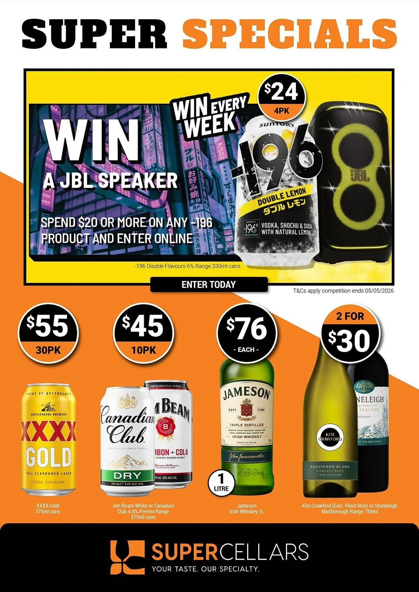 Super Cellars catalogue - 1