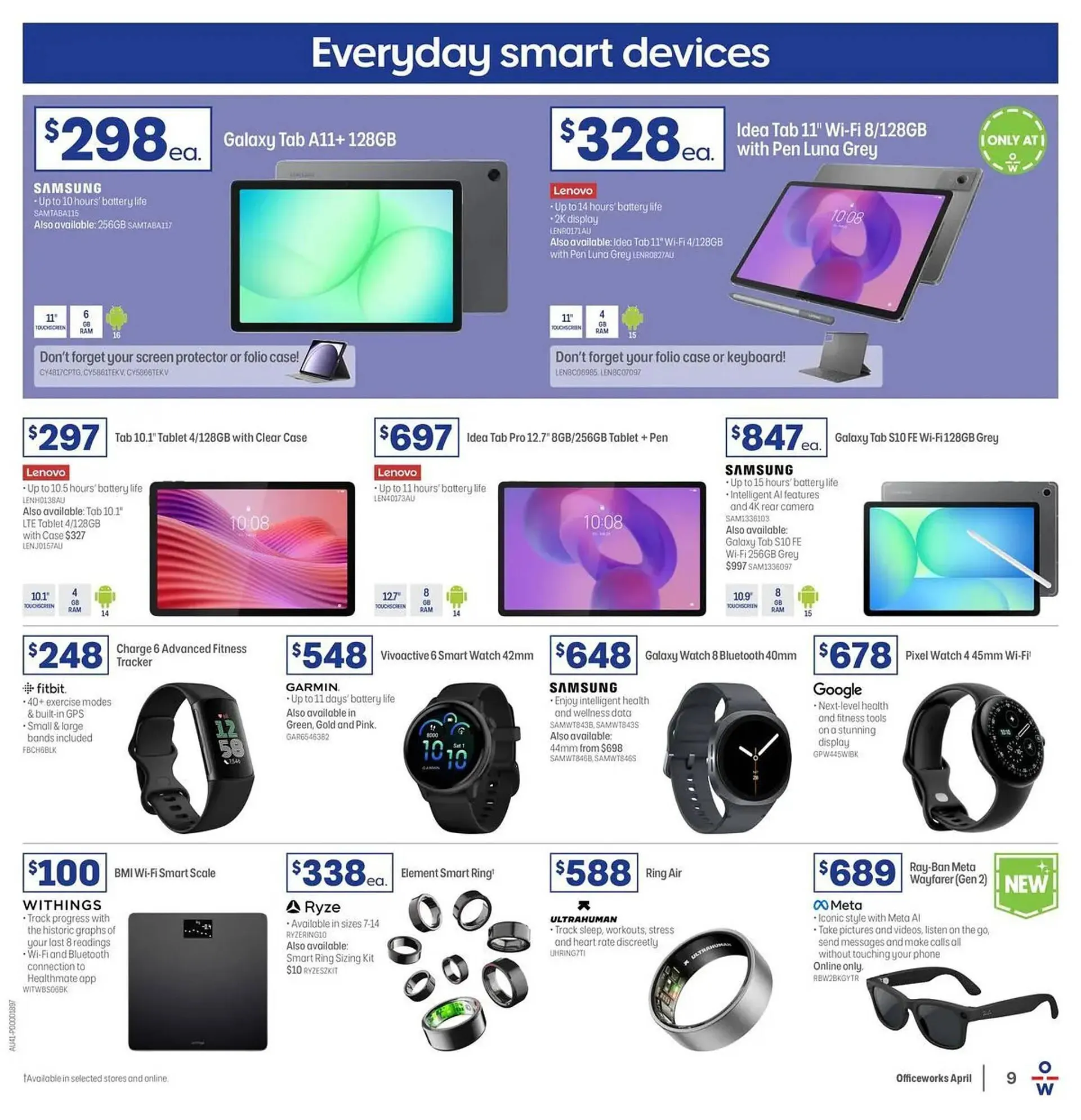 Officeworks catalogue - Catalogue valid from 30 March to 14 April 2026 - page 9