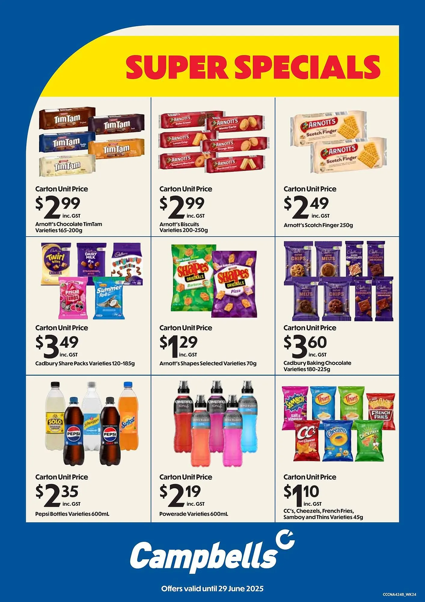 Campbells Wholesale catalogue - Catalogue valid from 9 June to 29 June 2025 - page 1