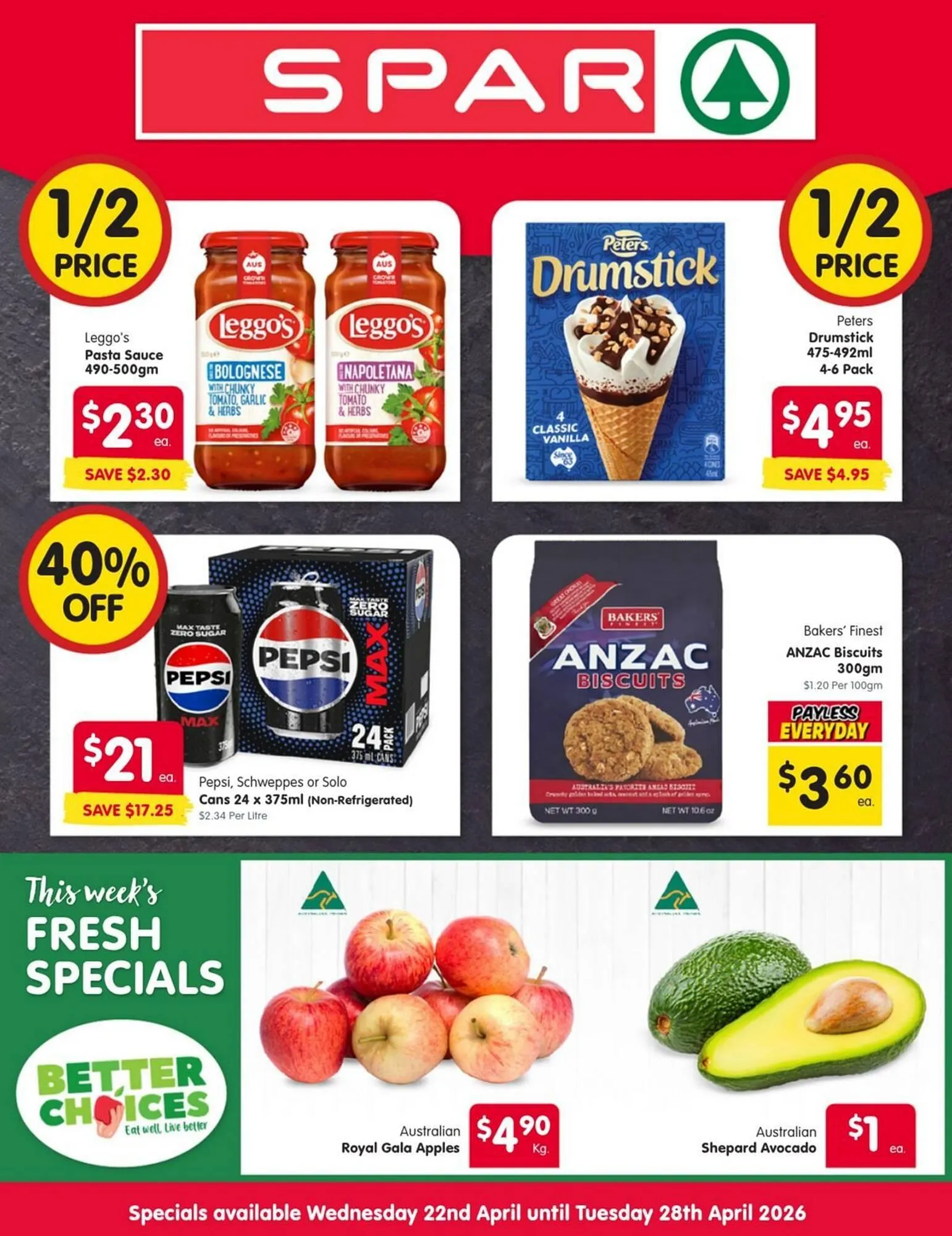 Spar catalogue - Catalogue valid from 22 April to 28 April 2026 - page 1