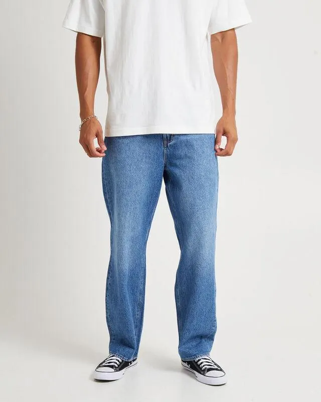 L-Four Baggy Jeans Turntable Indigo