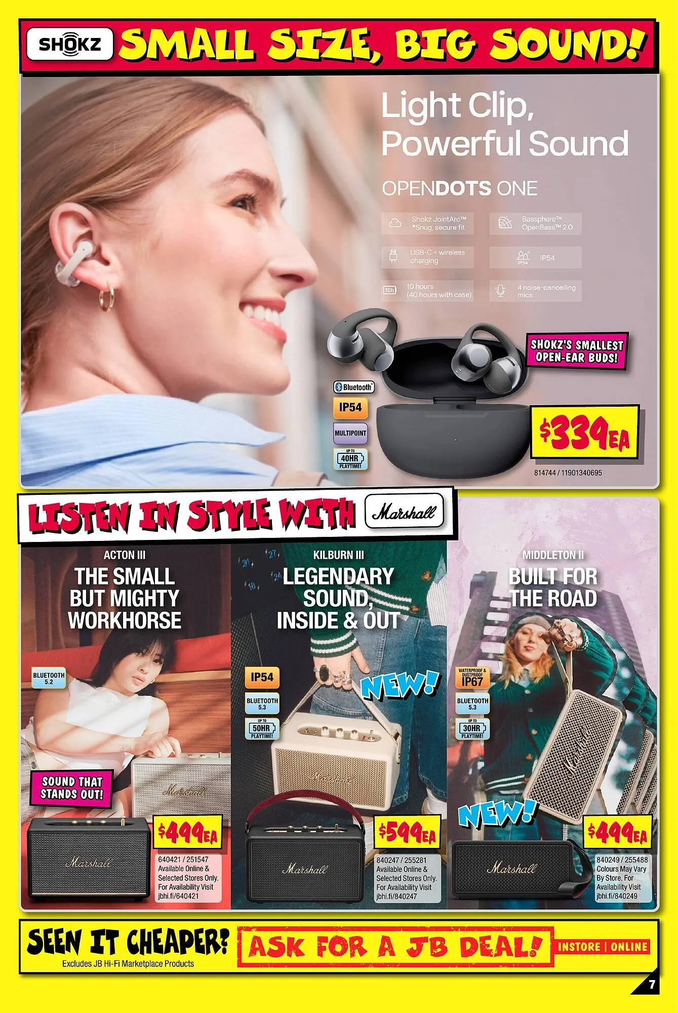 JB Hi-Fi catalogue - Catalogue valid from 1 October to 8 October 2025 - page 7