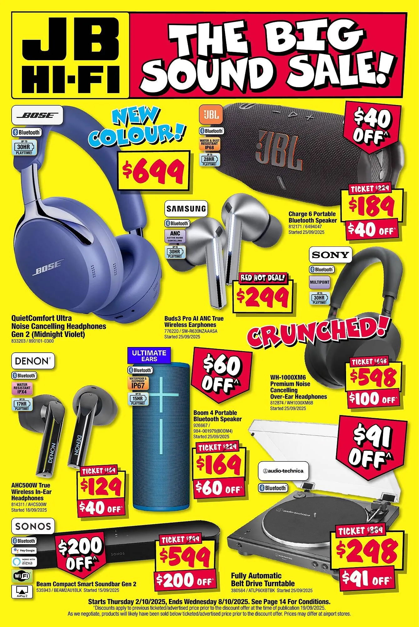 JB Hi-Fi catalogue - Catalogue valid from 1 October to 8 October 2025 - page 1