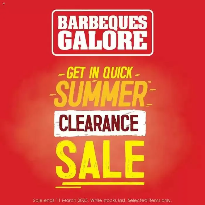 Get In Quick Summer Clearance Sale - 1