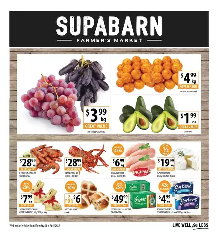 Weekly Specials - 16/04 - Catalogue valid from 16 April to 22 April 2025 - page 1