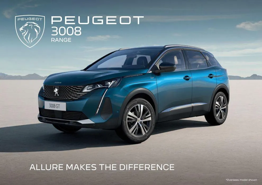 Peugeot 3008 Range - Catalogue valid from 27 March to 27 March 2025 - page 1