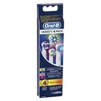 Oral B Power Toothbrush Variety Refills 4 Pack