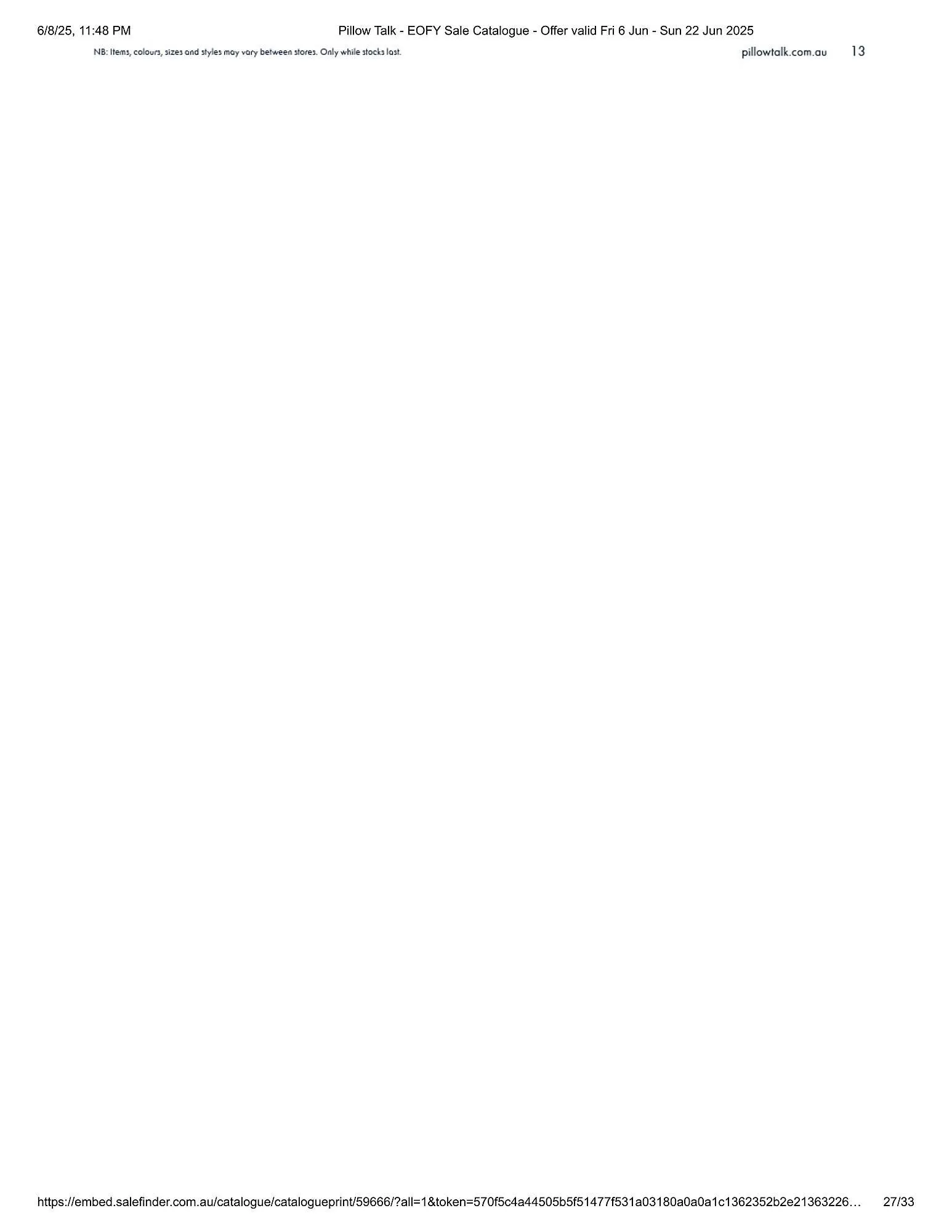 Pillow Talk catalogue - Catalogue valid from 8 June to 22 June 2025 - page 27