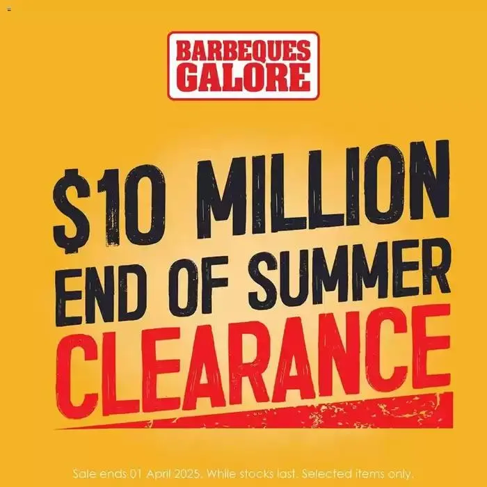 End Of Summer Clearance Sale - 1