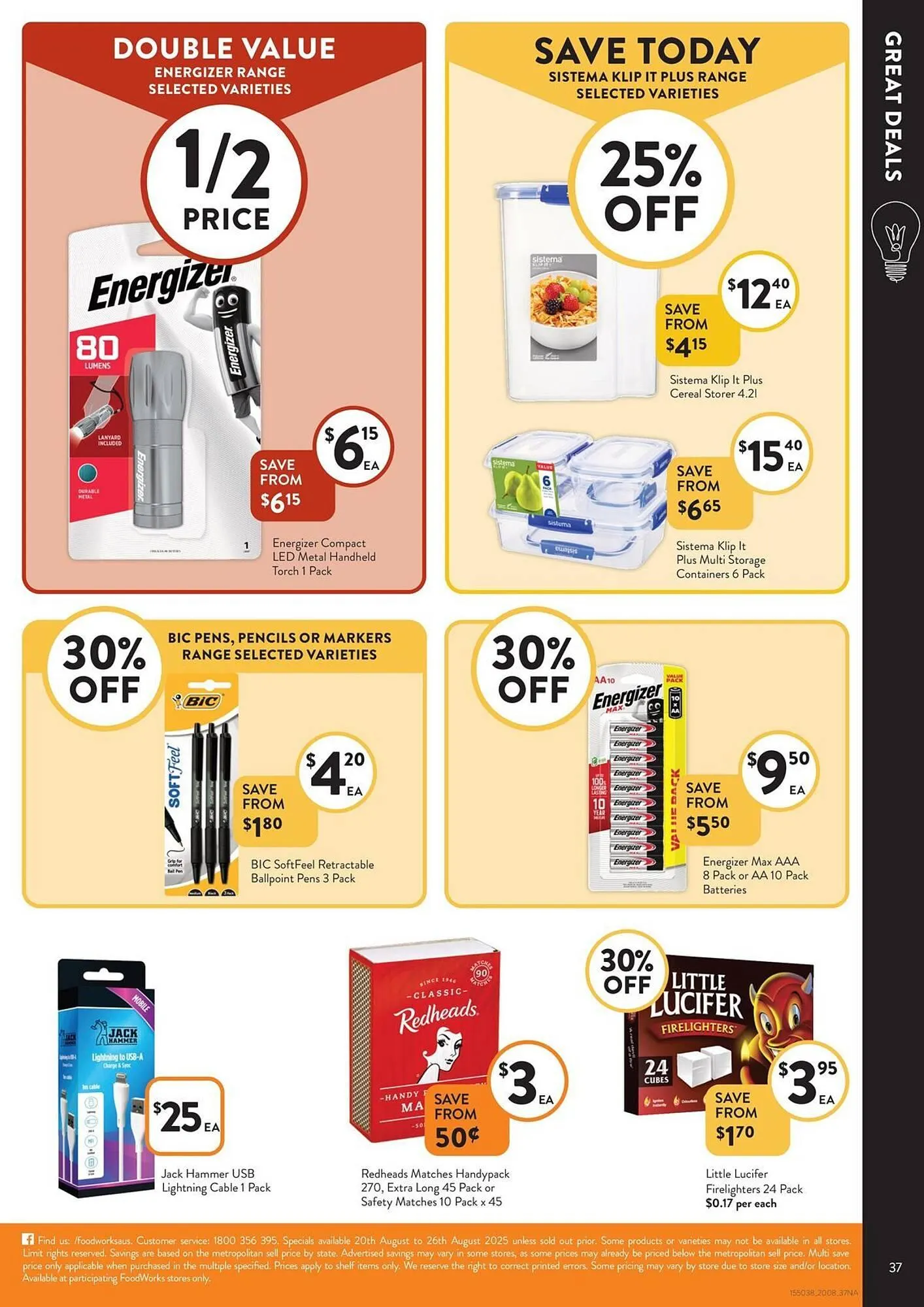 Foodworks catalogue - Catalogue valid from 20 August to 26 August 2025 - page 37