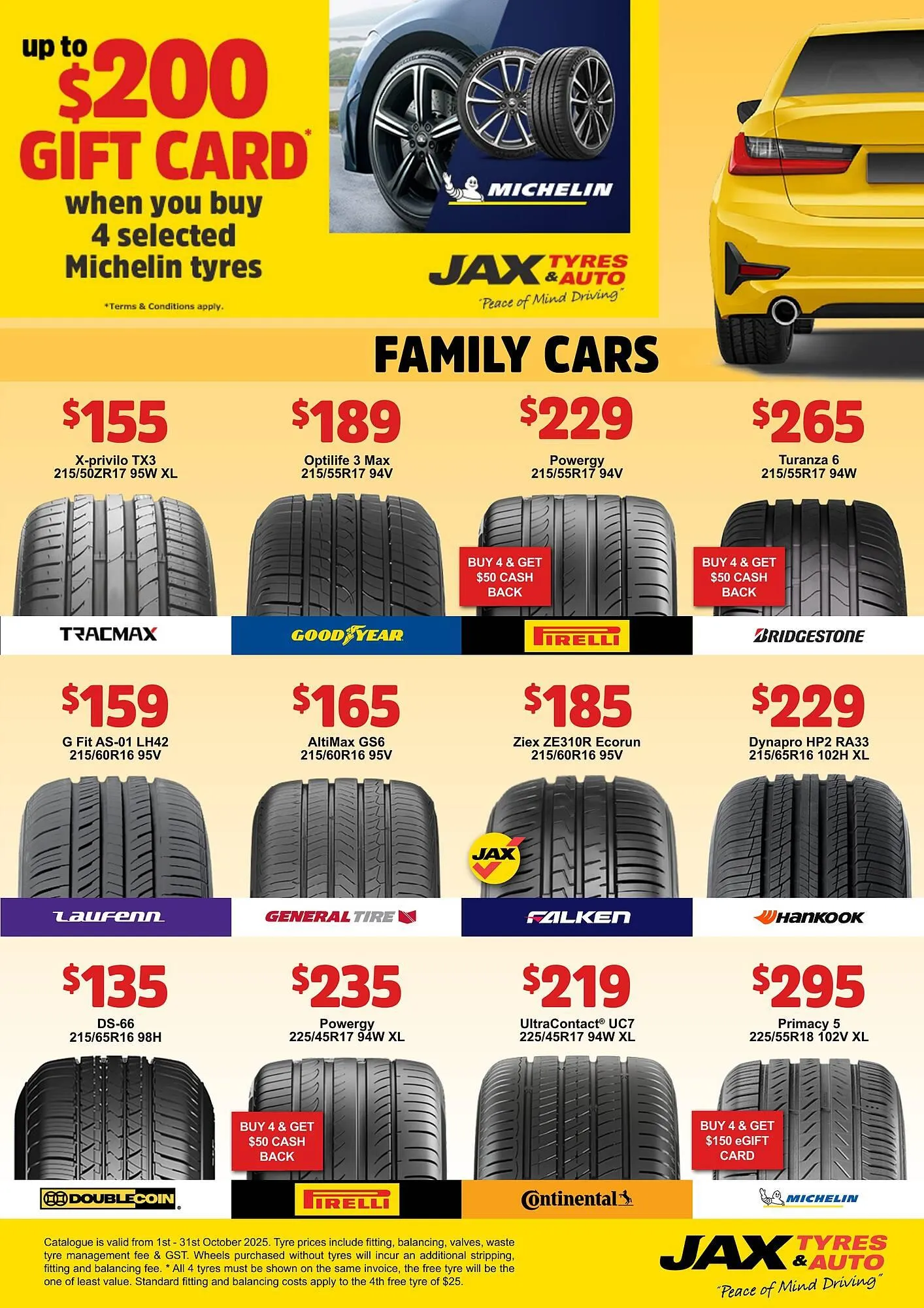 Jax Tyres catalogue - Catalogue valid from 1 October to 31 October 2025 - page 3