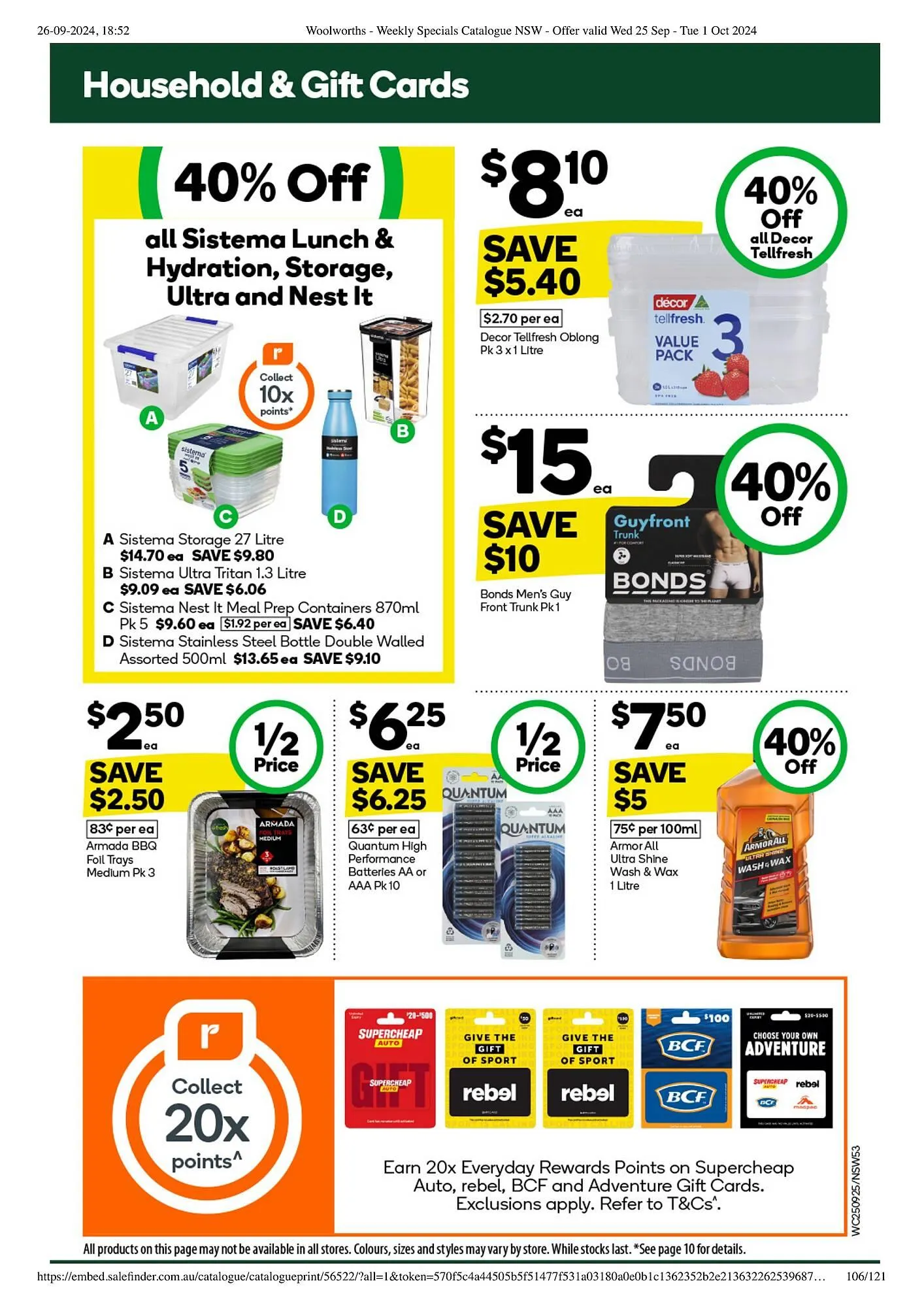 BIG W catalogue - Catalogue valid from 25 September to 1 October 2024 - page 106