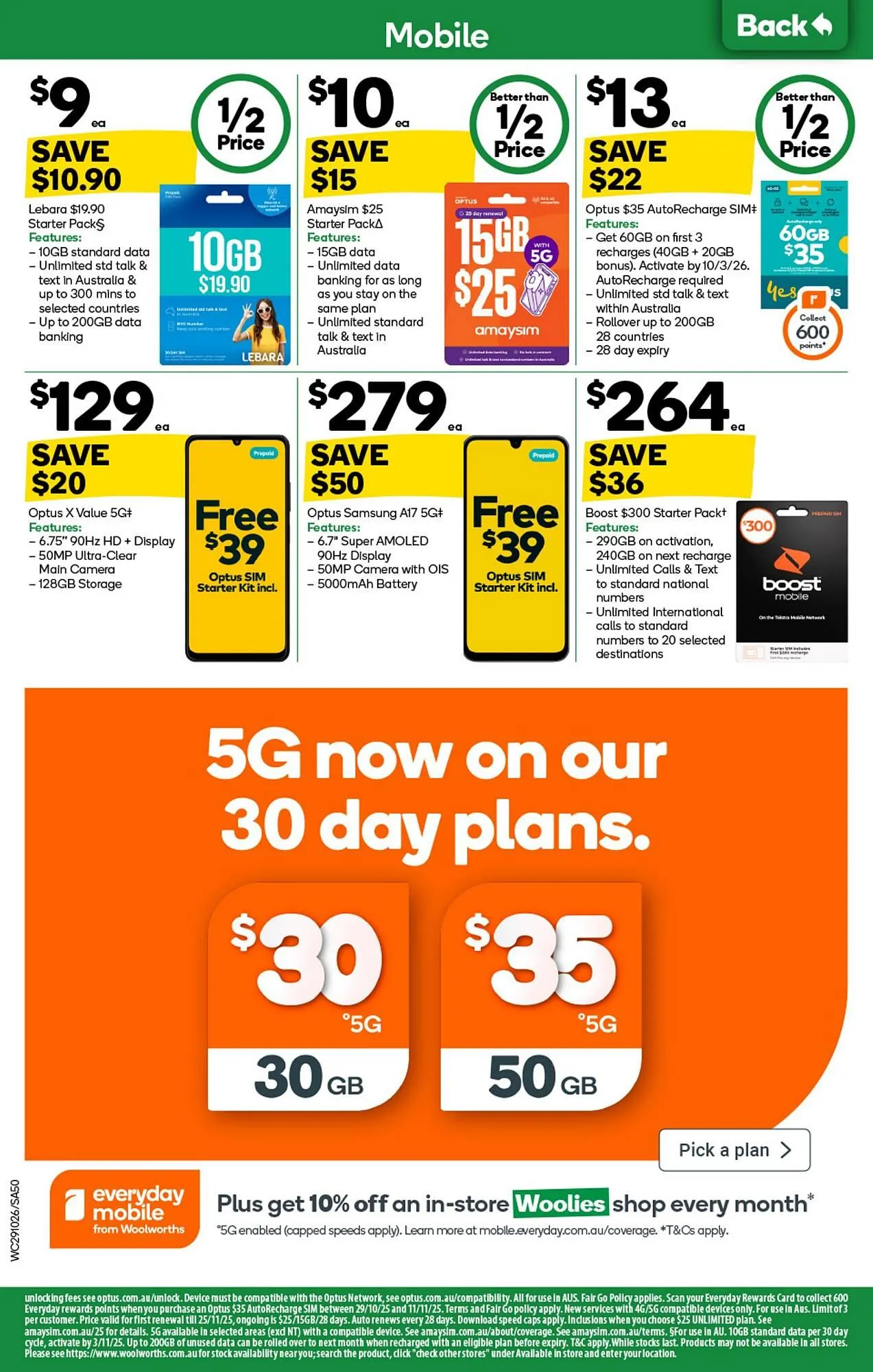 Woolworths catalogue - Catalogue valid from 29 October to 4 November 2025 - page 50