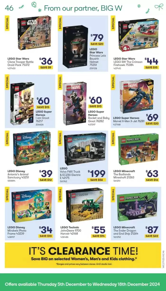 Weekly Specials - 04/12 - Catalogue valid from 4 December to 10 December 2024 - page 46