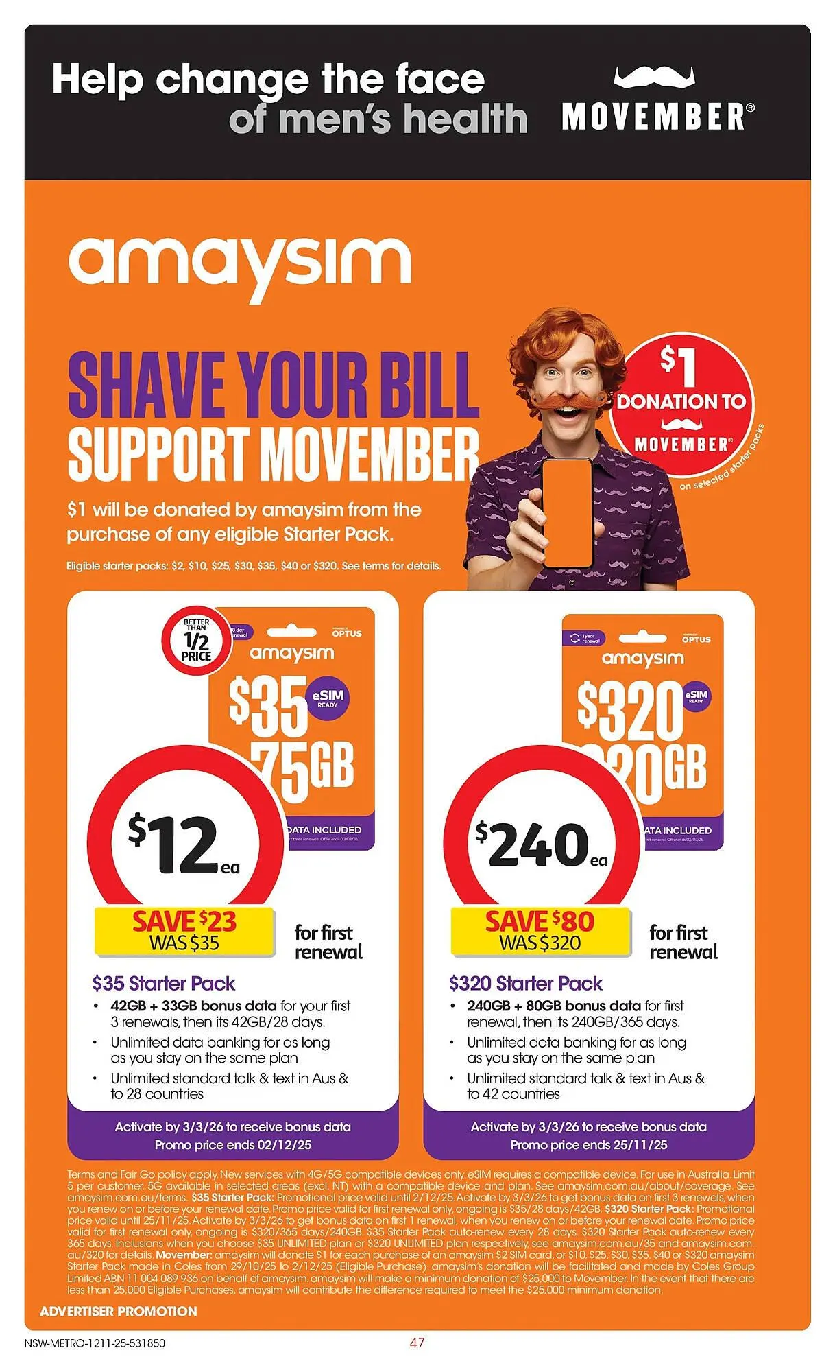 Coles catalogue - Catalogue valid from 12 November to 18 November 2025 - page 47
